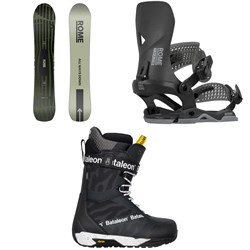 Rome Warden Snowboard ​+ Trace AW Snowboard Bindings ​+ Bataleon Salsa Lace Snowboard Boots 2026