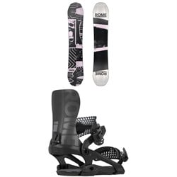 Rome Boneless Snowboard  ​+ 390 Boss FW Snowboard Bindings 2026