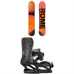 Rome Ravine Snowboard ​+ 390 Boss FW Snowboard Bindings 2026
