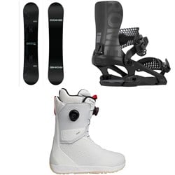 Rome Agent Pro Snowboard ​+ 390 Boss FW Snowboard Bindings ​+ Nidecker Rift Pro Snowboard Boots 2026