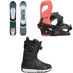 Rome Muse Snowboard ​+ Hydra HW Snowboard Bindings ​+ Nidecker Rift Snowboard Boots - Women's 2026