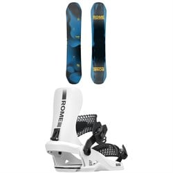 Rome Mechanic Snowboard -​+ -390 Boss HW Snowboard Bindings 2026