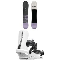Rome Service Dog Snowboard ​+ 390 Boss HW Snowboard Bindings 2026