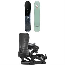 Rome Stale Fish Snowboard ​+ 390 Boss FW Snowboard Bindings 2026