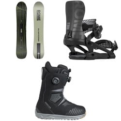Rome Warden Snowboard ​+ 390 Boss FW Snowboard Bindings ​+ Nidecker Altai Snowboard Boots 2026