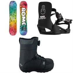 Rome Minishred Snowboard ​+ Bataleon Minishred Snowboard Bindings ​+ Bataleon Minishred Snowboard Boots - Kids' 2026