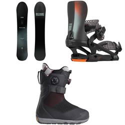 Rome Ravine Pro Snowboard ​+ 390 Boss Pro FW Snowboard Bindings ​+ Nidecker Index Snowboard Boots 2026