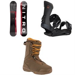 Nitro Team Pro Snowboard ​+ Season Meld Snowboard Bindings ​+ Venture Pro Lace Snowboard Boots 2026