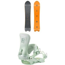 Nitro Dinghy Snowboard ​+ Poison Snowboard Bindings - Women's 2026