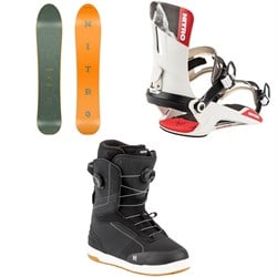 Nitro Slash Snowboard ​+ Rambler Snowboard Bindings ​+ Venture Boa Snowboard Boots 2026