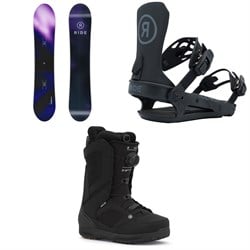 Ride Compact Snowboard ​+ CL-4 Snowboard Bindings ​+ Sage Snowboard Boots - Women's 2026