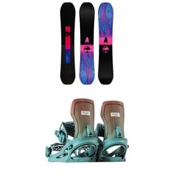 Arbor Rain Snowboard ​+ Flux XF Snowboard Bindings 2026