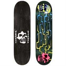 Krooked Worrest Skull Twin Tail Slick 8.3 Skateboard Deck
