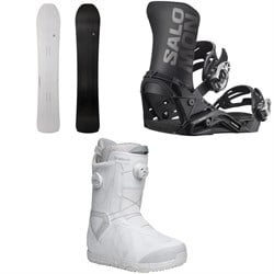 Fjell Snowboards MT 1365 Snowboard ​+ Salomon District Snowboard Bindings ​+ Nidecker Kita Snowboard Boots