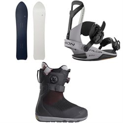 Fjell Snowboards MT Hokkaido Snowboard ​+ Union Falcor Snowboard Bindings ​+ Nidecker Index Snowboard Boots