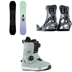 Arbor Kuro Neko Snowboard ​+ Flux DS Step On Snowboard Bindings ​+ Burton Felix Step On Snowboard Boots - Women's 2026