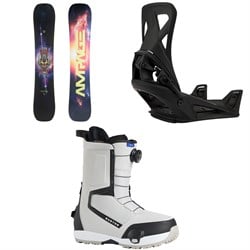 Rossignol Ampage Vol.2 Snowboard ​+ Burton Step On Snowboard Bindings ​+ Highshot Step On Snowboard Boots 2026