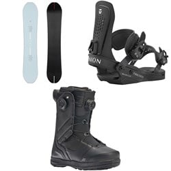 Season Kin Snowboard ​+ Union Trilogy Snowboard Bindings ​+ K2 Contour Snowboard Boots - Women's 2026