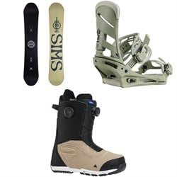 Sims Joker Snowboard ​+ Burton Mission Snowboard Bindings ​+ Ruler Boa Snowboard Boots 2026