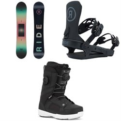 Ride Heartbreaker Snowboard ​+ CL-4 Snowboard Bindings ​+ Synth Snowboard Boots - Women's 2026