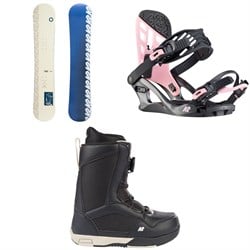 K2 Kandi Snowboard ​+ Kat Snowboard Bindings ​+ You​+H Snowboard Boots - Kids'