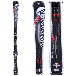 Rossignol Avenger 76 Carbon Skis Axium 120 Bindings 2011 evo