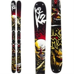 K2 Iron Maiden Skis + Marker Squire Schizo Bindings 2013 | evo