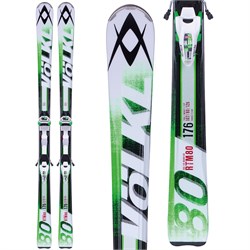 Volkl RTM 80 Skis + iPT Wide Ride 12.0 Bindings 2014 | evo