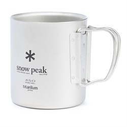 Snow Peak 450ml Titanium Double-Walled Mug