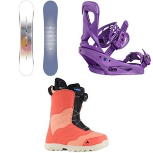 Burton Stylus Snowboard ​+ Scribe Bindings ​+ Mint Boa Boots