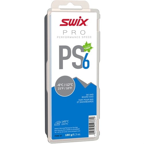 SWIX PS06 Blue -6°C/-12°C 180g Wax