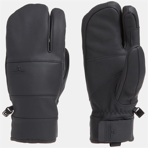 evo Pagosa Leather 3-Finger Mittens