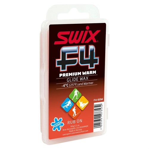 SWIX F4-60W-N Glidewax Warm with Cork 60g
