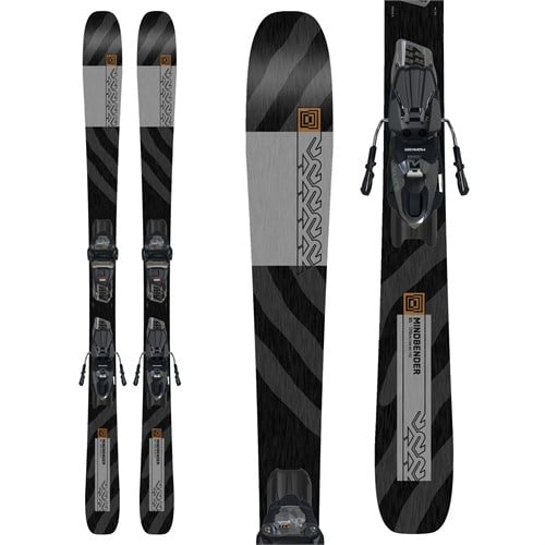 K2 Mindbender 85 Skis + Squire 10 Bindings 2024