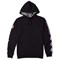 Volcom Mens Size Large Black White Iconic Stone Hoodie Sweatshirt