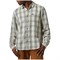 Off White/Ivy Green Plaid