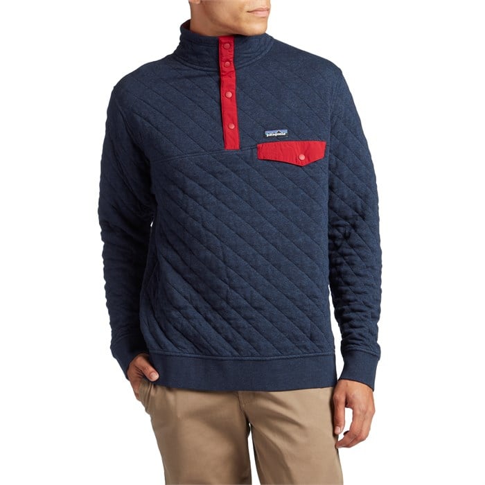 patagonia snap t pullover quilted