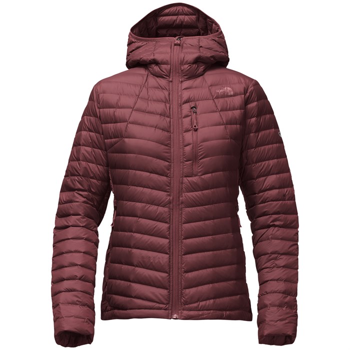 burgundy north face women's jacket