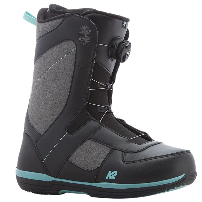 k2 sendit snowboard boots women 39 s 2018 evo k2 ski size chart women s
