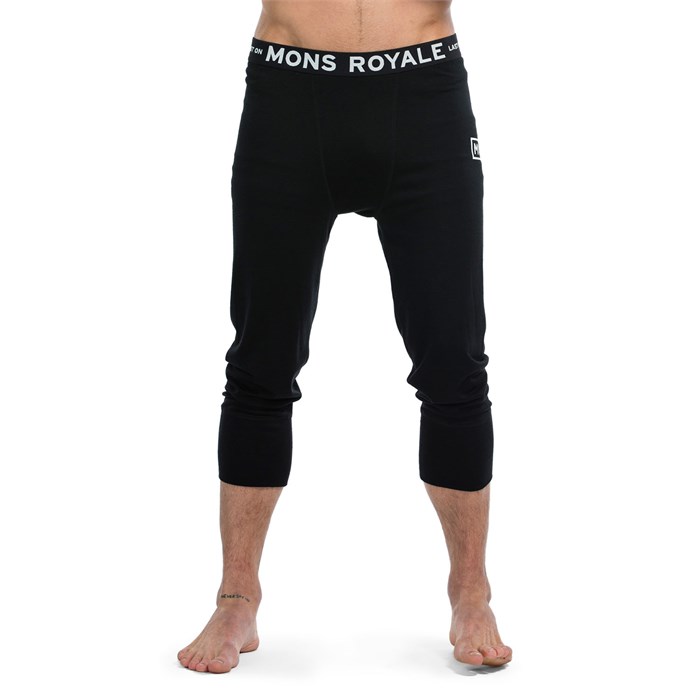 Mons Royale Men's Shaun-off 3/4 Legging, Baselayer