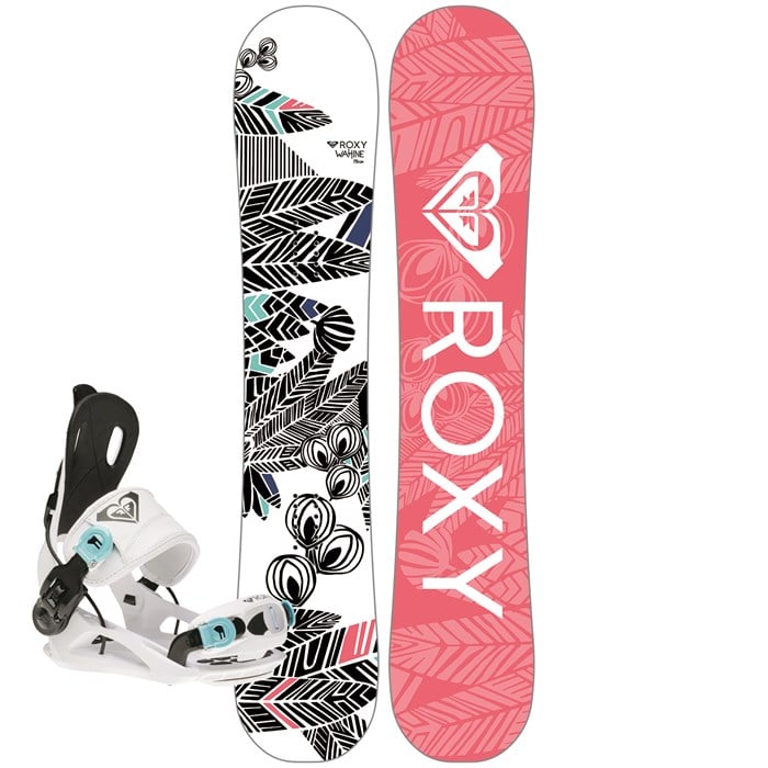 Roxy Wahine Snowboard + Wahine SE Bindings - Women's 2017 ...