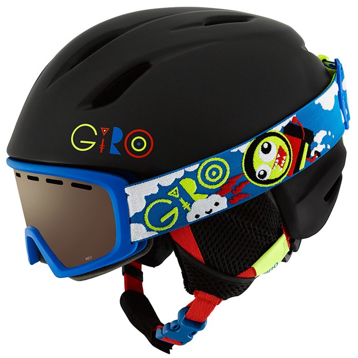 Giro Launch Helmet + Rev Goggle Combo Little Kids' evo
