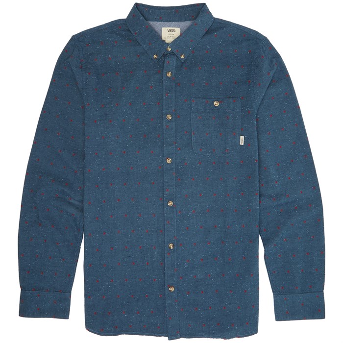 vans long sleeve button up