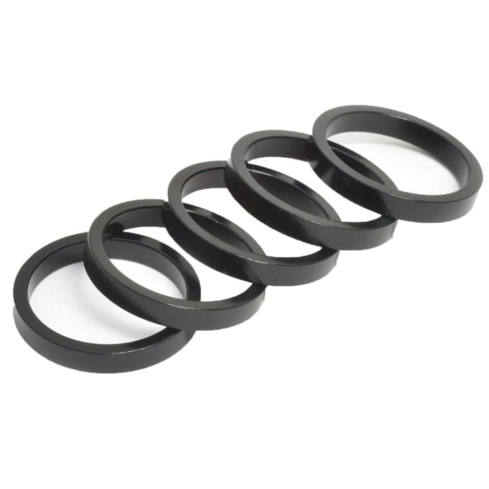 Wheels Manufacturing - 1 1/8" x 5mm Aluminum Headset Spacers - Bag of 5