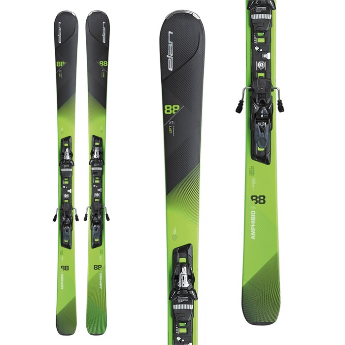 Elan Amphibio 88 XTI Skis + ELX 12 Fusion Bindings 2017 evo