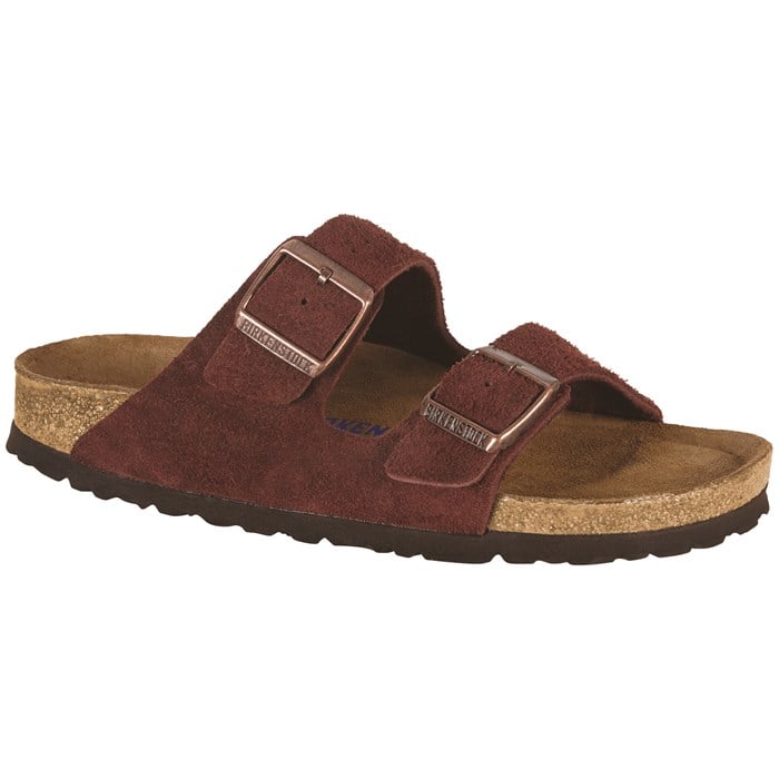 womens suede footbed sandals