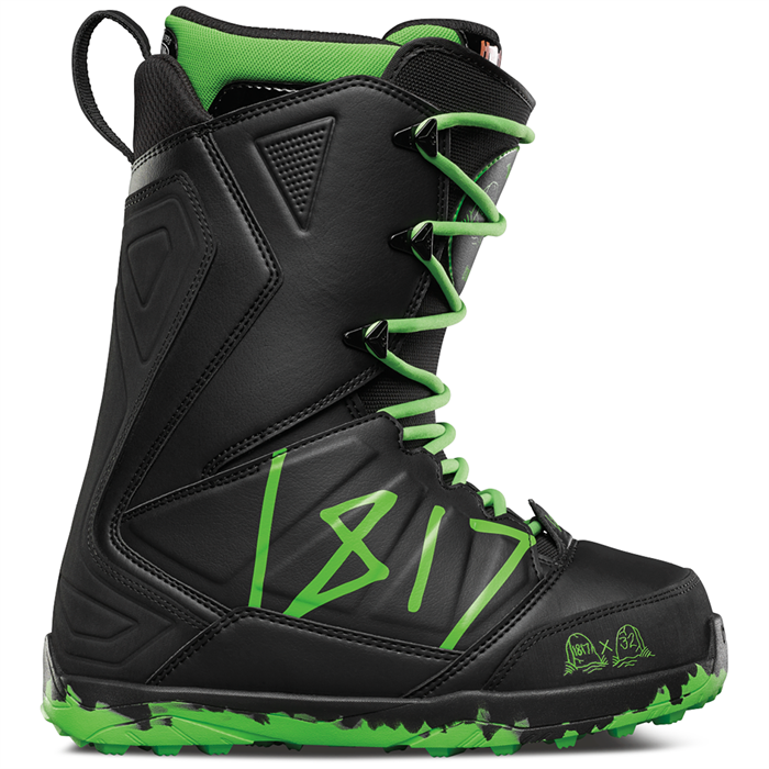 lime green snowboard boots