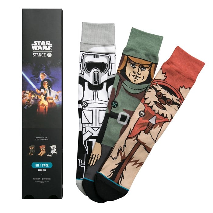 Stance Mens Classic Star Wars Solid Vader Crew Socks Large 9-12 