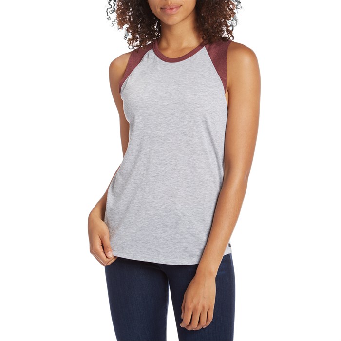 Obey Clothing Gordon CutOff Raglan Tank Top Women's evo