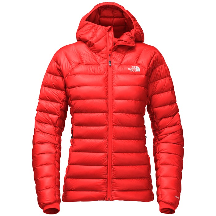 red north face coat womens